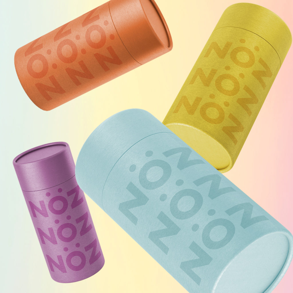 Noz Sunscreen in Neon colors